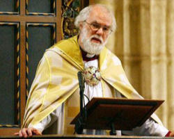 Just as the Archbishop of Canterbury seemed able to rest after attempting to keep the divided factions of the Church of England from schism during the Lambeth conference, news breaks alleging his own support of the equivalency of homosexual sexual acts and marital relations. Image of Just as the Archbishop of Canterbury seemed able to rest after attempting to keep the divided factions of the Church of England from schism during the Lambeth conference, news breaks alleging his own support of the equivalency of homosexual sexual acts and marital relations.