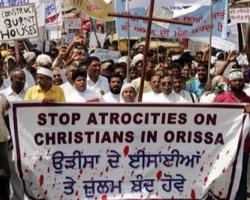 The violent, rage filled attacks perpetrated by Hindu Extremists against Christians have spread beyond Orissa and are now threatening to engulf a Nation which had once prided itself on tolerance for all faiths and a Democratic Rule of Law. Image of The violent, rage filled attacks perpetrated by Hindu Extremists against Christians have spread beyond Orissa and are now threatening to engulf a Nation which had once prided itself on tolerance for all faiths and a Democratic Rule of Law.