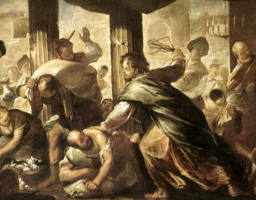 Indeed, some argue that the Christian approach is to sit at the table with pro-Obama/pro-choice Catholics and try to find common ground on the “life issue.” However, the Gospel reading from last Sunday reminds us what Christ would do to a table where those who act contrary to the faith sit. Image of Indeed, some argue that the Christian approach is to sit at the table with pro-Obama/pro-choice Catholics and try to find common ground on the “life issue.” However, the Gospel reading from last Sunday reminds us what Christ would do to a table where those who act contrary to the faith sit.
