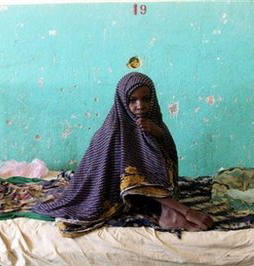 An Ethiopian girl is treated for malnutrition and tuberculosis at a hospital in Kabridahar. The African Child Policy Forum (ACPF) has warned that Ethiopia will by 2010 see a four-fold increase in the number of orphaned children aged between nine and 19 who are heading families due to AIDS, poverty and conflict. Image of An Ethiopian girl is treated for malnutrition and tuberculosis at a hospital in Kabridahar. The African Child Policy Forum (ACPF) has warned that Ethiopia will by 2010 see a four-fold increase in the number of orphaned children aged between nine and 19 who are heading families due to AIDS, poverty and conflict.