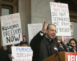 What is more important is the response this awful legislation elicited. It was wonderful. What I called the “Battle of Bridgeport” should become the beginning of a Catholic offensive against the growing efforts to silence the Church. Image of What is more important is the response this awful legislation elicited. It was wonderful. What I called the “Battle of Bridgeport” should become the beginning of a Catholic offensive against the growing efforts to silence the Church.