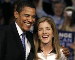 The news that Caroline Kennedy may be Italy-bound as the Ambassador to the Holy See has many Catholic blogs churning. If she is,presented as the candidate, and this is all simply reports at this point, this would underscore that President Obama is insistent in placing a Catholic in this position who holds doctrinal and moral views in opposition to their Church.
Image of The news that Caroline Kennedy may be Italy-bound as the Ambassador to the Holy See has many Catholic blogs churning. If she is,presented as the candidate, and this is all simply reports at this point, this would underscore that President Obama is insistent in placing a Catholic in this position who holds doctrinal and moral views in opposition to their Church.