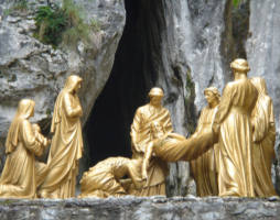 The earth trembled and is still because God has fallen asleep in the flesh and he has raised up all who have slept ever since the world began. God has died in the flesh and hell trembles with fear.
Image of The earth trembled and is still because God has fallen asleep in the flesh and he has raised up all who have slept ever since the world began. God has died in the flesh and hell trembles with fear.