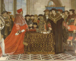 Thomas More in Prayer. 'Give me your grace, good Lord, to set the world at naught...to have my mind well united to you; to not depend on the changing opinions of others...so that I may think joyfully of the things of God and tenderly implore his help. So that I may lean on God’s strength and make an effort to love him... So as to thank Him ceaselessly for his benefits; so as to redeem the time I have wasted...' Image of Thomas More in Prayer. 'Give me your grace, good Lord, to set the world at naught...to have my mind well united to you; to not depend on the changing opinions of others...so that I may think joyfully of the things of God and tenderly implore his help. So that I may lean on God’s strength and make an effort to love him... So as to thank Him ceaselessly for his benefits; so as to redeem the time I have wasted...'