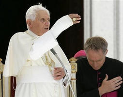 This injury is an invitation to all of us to thank the Lord for the gift of the Church and for the security and stability which comes from the Chair of Peter. Most especially it is a time to thank the Lord for this Pope, Pope Benedict XVI. Image of This injury is an invitation to all of us to thank the Lord for the gift of the Church and for the security and stability which comes from the Chair of Peter. Most especially it is a time to thank the Lord for this Pope, Pope Benedict XVI.