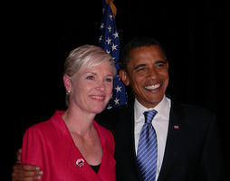 Pictured: Cecile Richards, President of Planned Parenthood Federation, during the 2008 Presidential campaign. Image of Pictured: Cecile Richards, President of Planned Parenthood Federation, during the 2008 Presidential campaign.