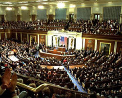 U.S. President Barack Obama giving his first State of the Union address. Image of U.S. President Barack Obama giving his first State of the Union address.