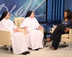 The laughing, bright, fresh faced sisters proceeded to preach a full Catholic sermon simply by sharing their home and way of life. Image of The laughing, bright, fresh faced sisters proceeded to preach a full Catholic sermon simply by sharing their home and way of life.