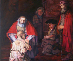 We are all prodigals on our Journey home to the father's house. Image of We are all prodigals on our Journey home to the father's house.