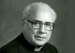 This is 89-year-old Fr. Paul Marx who was ordained priest in this same chapel in 1947 at the Benedictine Abbey of St. John's in Collegeville, Minnesota. Image of This is 89-year-old Fr. Paul Marx who was ordained priest in this same chapel in 1947 at the Benedictine Abbey of St. John's in Collegeville, Minnesota.