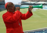 Cardinal Wilfrid Napier, OFM, is preparing to welcome the world to South Africa for the FIFA World Cup. Image of Cardinal Wilfrid Napier, OFM, is preparing to welcome the world to South Africa for the FIFA World Cup.