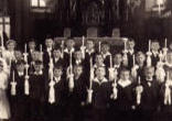 Pope Benedict XVI (first row, sixth from left) has said this of his first Communion day in 1936: Image of Pope Benedict XVI (first row, sixth from left) has said this of his first Communion day in 1936: