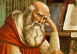 St. Jerome is one of the four great Latin Doctors of the Church Image of St. Jerome is one of the four great Latin Doctors of the Church