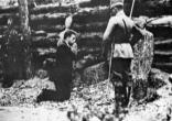 Blessed Miguel pro praying before meeting the Lord through the final loving gift of self called martyrdom Image of Blessed Miguel pro praying before meeting the Lord through the final loving gift of self called martyrdom