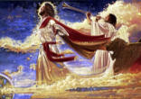 The Second Coming of Jesus Christ. Image of The Second Coming of Jesus Christ.