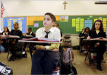 Catholic School children rejoice over winning an academic achievement award Image of Catholic School children rejoice over winning an academic achievement award