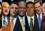 The Republican candidates Image of The Republican candidates