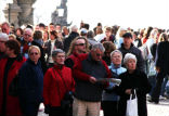 The crowd at a Stand Up for Religious Freedom event in March. Image of The crowd at a Stand Up for Religious Freedom event in March.