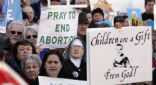 Pro-life demonstrators are forming the backbone of a new, modern civil rights movement. Image of Pro-life demonstrators are forming the backbone of a new, modern civil rights movement.