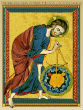 The Logos, Christ, through whom the Universe was created. Image of The Logos, Christ, through whom the Universe was created.