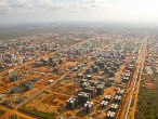 A sprawling African metropolis for 500,000 souls. Population, zero. Image of A sprawling African metropolis for 500,000 souls. Population, zero.