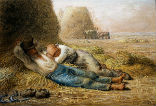 Jean-Francois Millet - Noonday Rest.
Image of Jean-Francois Millet - Noonday Rest.