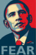 Obama has shifted from a message of hope to one of fear, reflecting his personal anxiety. Image of Obama has shifted from a message of hope to one of fear, reflecting his personal anxiety.