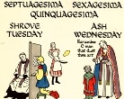 The purple vestments of the season of Lent beckon Image of The purple vestments of the season of Lent beckon