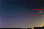An image showing the locations of the comets in the Southern sky. Image of An image showing the locations of the comets in the Southern sky.