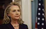 Hillary Clinton now finds herself in the sights of a notorious computer hacker. Image of Hillary Clinton now finds herself in the sights of a notorious computer hacker.