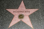 The Backstreet Boy's star on the Walk of Fame. Image of The Backstreet Boy's star on the Walk of Fame.