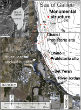 A map showing the location of the mysterious mound. Image of A map showing the location of the mysterious mound.
