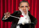 Obama is a master of misdirection, the secret of any good deception. Image of Obama is a master of misdirection, the secret of any good deception.
