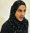 Zubeidat Tsarnaeva scowling during an interview with the press. Tsarnaeva denies that she is radicalized but believes 9/11 is a plot to make Americans hate Muslims because she read about it online. Image of Zubeidat Tsarnaeva scowling during an interview with the press. Tsarnaeva denies that she is radicalized but believes 9/11 is a plot to make Americans hate Muslims because she read about it online.