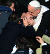 Pope Francis is already famous for his personal dedication to the sick and poor. Image of Pope Francis is already famous for his personal dedication to the sick and poor.