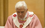 Pope Emeritus Benedict looked weary at Christmas of last year. Insiders say he has deteriorated dramatically from this time. Image of Pope Emeritus Benedict looked weary at Christmas of last year. Insiders say he has deteriorated dramatically from this time.