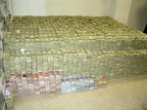 A record $207 million seized in 2007, the world's largest drug cash seizure in history. The seizure was part of an anti-meth operation. It's also a very tiny fraction of the multi-billion dollar industry --enough to make the innocent think governments are doing something to fight, rather than aid the problem. Image of A record $207 million seized in 2007, the world's largest drug cash seizure in history. The seizure was part of an anti-meth operation. It's also a very tiny fraction of the multi-billion dollar industry --enough to make the innocent think governments are doing something to fight, rather than aid the problem.