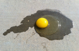 Visitors are asked to stop trying to cook eggs on pavement in Death Valley. Image of Visitors are asked to stop trying to cook eggs on pavement in Death Valley.