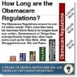 Obamacare's regulations are longer than any other written work in existence. Image of Obamacare's regulations are longer than any other written work in existence.