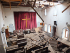 Catholic churches in Syria are being attacked by terrorists affiliated with the rebels. Image of Catholic churches in Syria are being attacked by terrorists affiliated with the rebels.