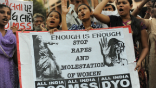 Women are back in the street in India following the gang rape of a nun. Image of Women are back in the street in India following the gang rape of a nun.