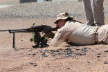Border patrol agents train with heavy weapons. Just in case? Image of Border patrol agents train with heavy weapons. Just in case?