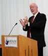 Shaun Casey speaking at a religious conference. Image of Shaun Casey speaking at a religious conference.