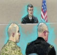 An artists drawing of Hasan's verdict being received. Image of An artists drawing of Hasan's verdict being received.