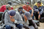 Asylum seekers such as these stand a good chance of being killed if they are caught back at home by the cartels. Image of Asylum seekers such as these stand a good chance of being killed if they are caught back at home by the cartels.