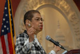 Eleanor Norton Holmes exchanged tough words with Obama during a meeting yesterday revealing cracks within his own party. Democrats are growing weary of Obama's Image of Eleanor Norton Holmes exchanged tough words with Obama during a meeting yesterday revealing cracks within his own party. Democrats are growing weary of Obama's