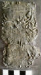 Written on a lead plate, the curse is intended to prevent someone from speaking against another. Image of Written on a lead plate, the curse is intended to prevent someone from speaking against another.