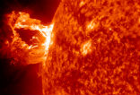 The Sun has been crackling with flares, emitting several each day over the past week. Image of The Sun has been crackling with flares, emitting several each day over the past week.