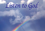 God speaks to us, we just have to Listen. Image of God speaks to us, we just have to Listen.