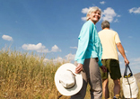 Walking is a wonderful form of exercise. Image of Walking is a wonderful form of exercise.